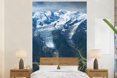 Behang - Fotobehang Fantastische foto van de Mont Blanc - Breedte 145 cm x hoogte 220 cm