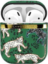 Richmond & Finch Freedom Series Hardcase Hoesje voor Apple AirPods 1 - Green Leopard