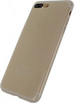 Apple iPhone 8 Plus Hoesje - Xccess - Serie - TPU Backcover - Wit - Hoesje Geschikt Voor Apple iPhone 8 Plus