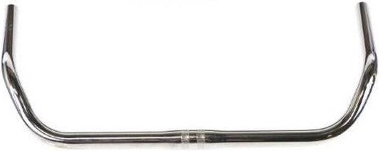 stuurbocht omafiets 500 x 25,4 mm staal zilver | bol.com