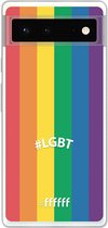 6F hoesje - geschikt voor Google Pixel 6 -  Transparant TPU Case - #LGBT - #LGBT #ffffff