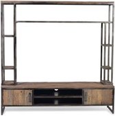 Dressoir | kempton | eikenhout | bruin | 180x42 x180(h) |
