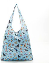 Eco Chic - Foldaway Shopper - A17BU - Blue - Wild Birds