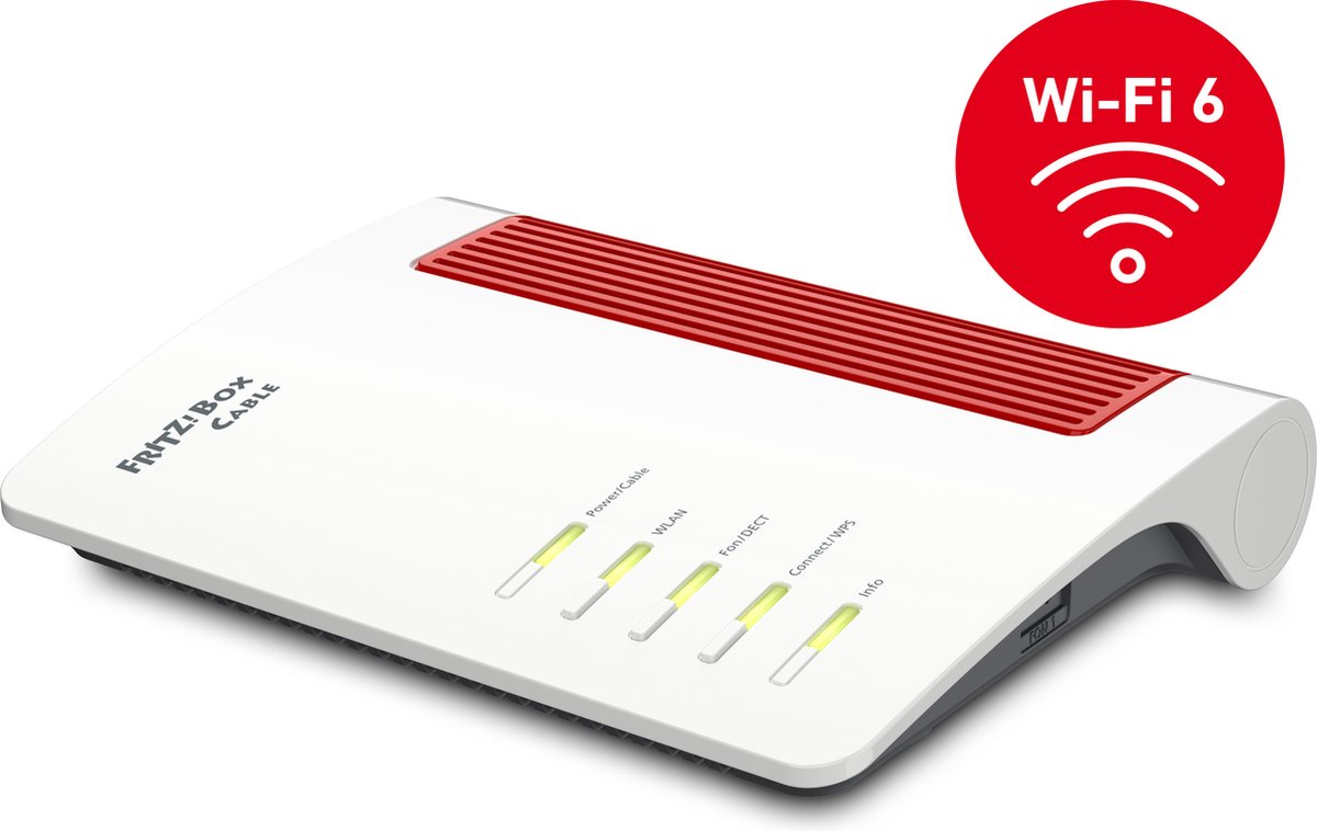 FRITZ!Box 6660 Cable: WiFi 6 router met DOCSIS 3.1 kabelmodem thumbnail 2