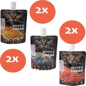 Porta 21 kitty's cream zalm en kabeljauw en kip - 6x 90 gram