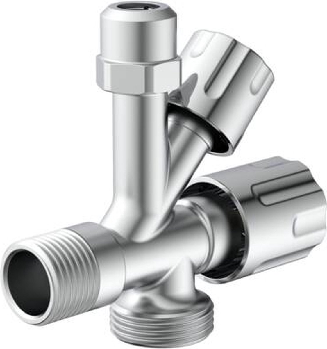 Kirchhoff Combi hoekklep 1/2ET x 3/4ET x 3/8ET x 10 mm