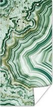 Affiche Pierres naturelles - Vert - Roches et minéraux - 60x120 cm