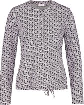 GERRY WEBER Dames Longsleeve met cirkelprint van EcoVero