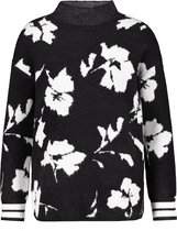 GERRY WEBER Dames Trui met glitterende kraag