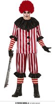 Fiestas Guirca Kostuum Clown Horror Polyester Zwart, Rood Mt 48/50