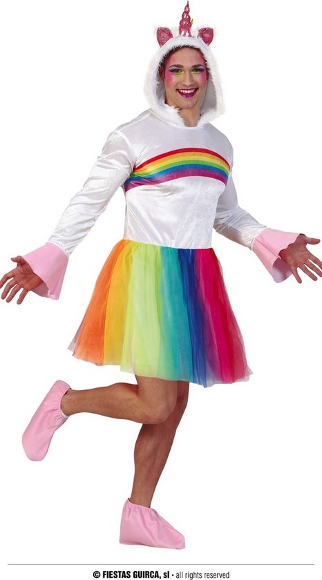 Costume de licorne | Licorne arc-en-ciel Fabulouscorn | Homme | Taille  48-50 | Costume... | bol.com