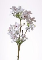 Kunstbloem - Wilde bloem - topkwaliteit decoratie - 2 stuks - zijden bloem - Wit - 43 cm hoog