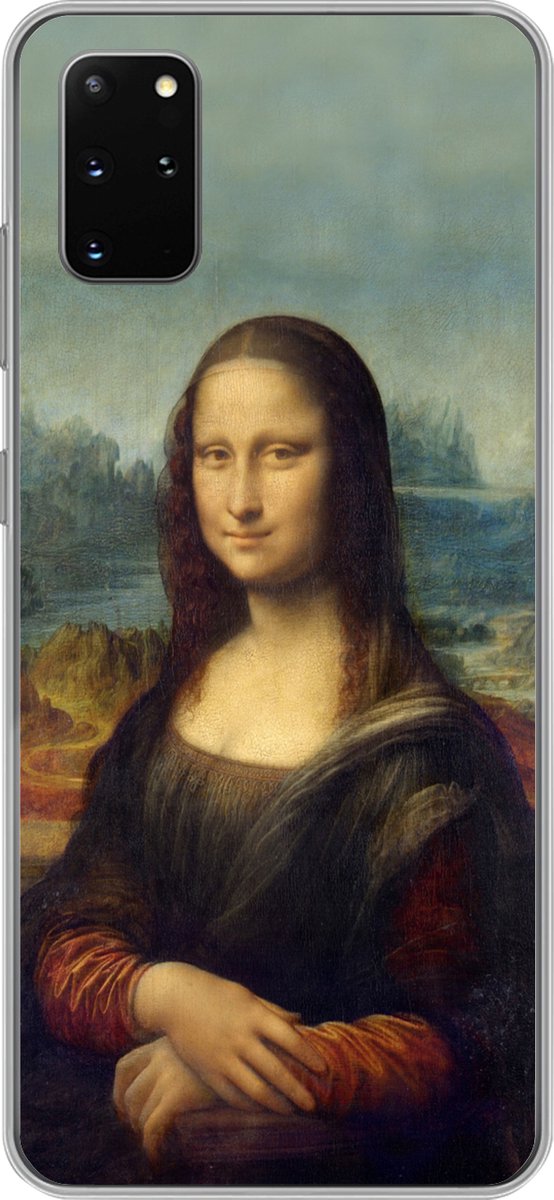 Telefoonhoesje Geschikt voor Samsung Galaxy S20 Plus hoesje - Mona Lisa - Da Vinci - Schilderij - Siliconen Telefoonhoesje Telefoonhoesje