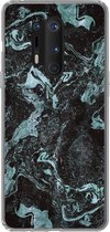 OnePlus 8 Pro - Marbre - Natuursteen - Luxe - Siliconen
