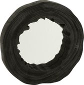 Spiegel | hout | zwart | 42x42x (h)5 cm