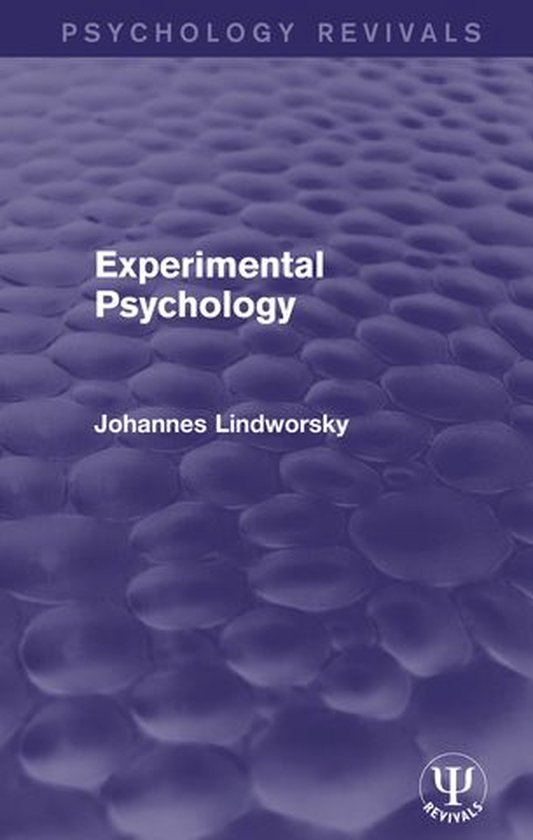 Psychology Revivals - Experimental Psychology - cover