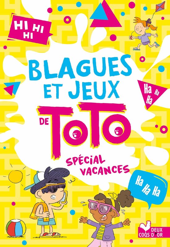 Blagues et jeux de Toto spécial vacances - cover