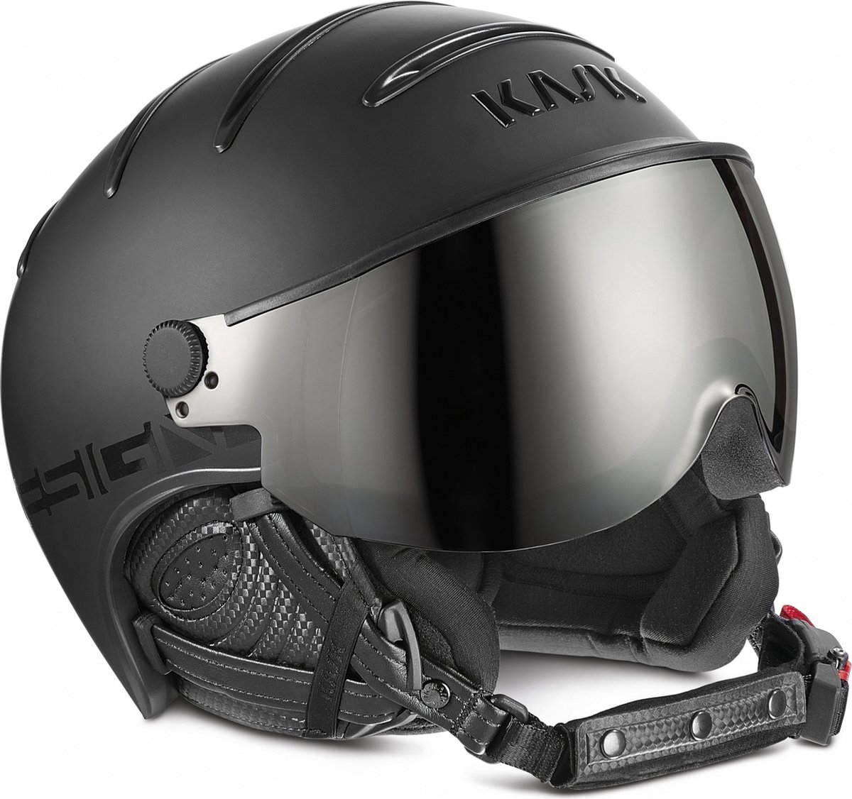 Kask Class Shadow Skihelm met Vizier Unisex 5960 Black