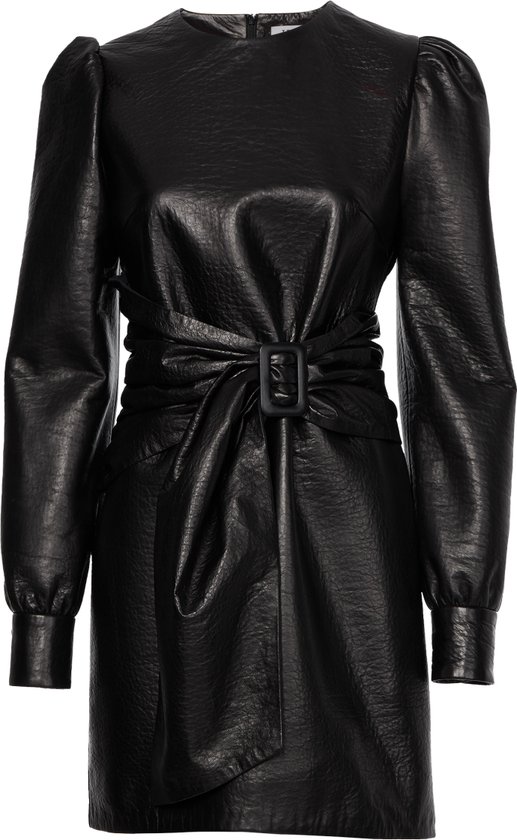 zoe karssen - dames - robe en cuir nikita - noir - s