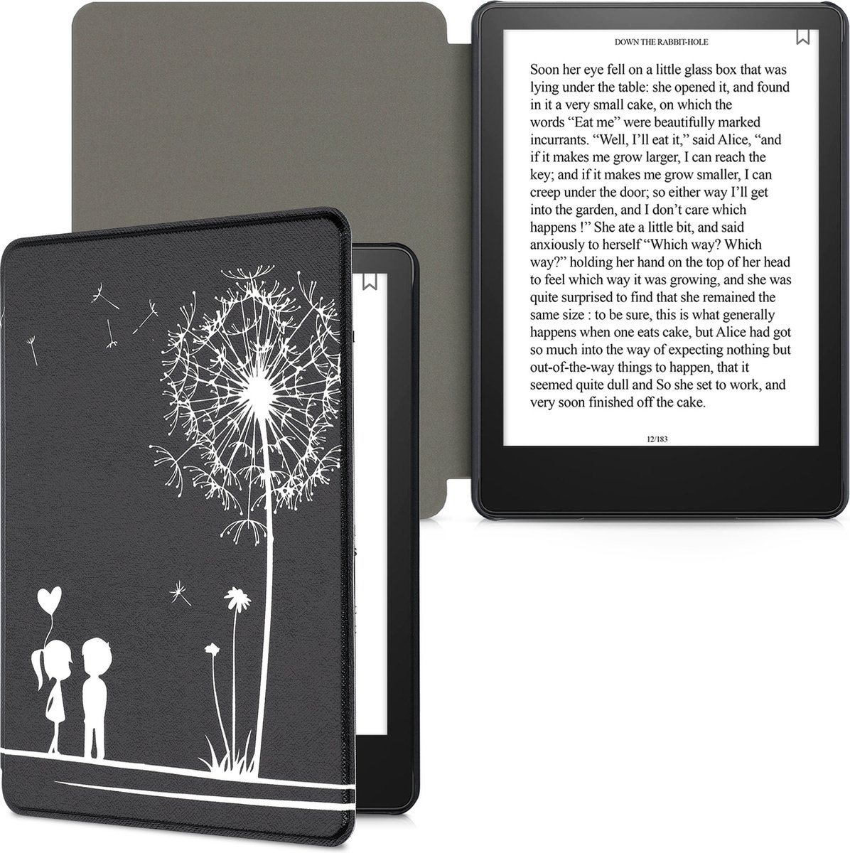 Housse de protection florale pour liseuse Kindle, Mode en ligne