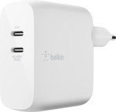 Belkin Dual USB-C Oplader 63W - GaN Snellader
