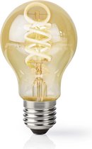 Nedis SmartLife LED Filamentlamp | Wi-Fi | E27 | 350 lm | 5.5 W | Koel Wit / Warm Wit | 1800 - 6500 K | Glas | Android™ / IOS | A60 | 1 Stuks