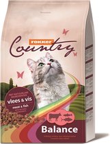 Fokker Country Balance - Vlees en Vis - Kattenvoer - 10 kg