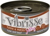 Vibrisse Cat Jelly Tonijn / Rund 70 GR (24 stuks)