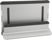 LMP - Verticale Aluminium Laptop standaard - Aluminium houder - Geschikt voor elke MacBook van 12" tot 16" - Zilver