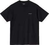 Carhartt S/S Script Embroidery T-Shirt Black