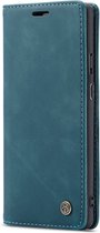 Caseme Telefoonhoesje geschikt voor OnePlus 7 Pro Hoesje Bookcase Portemonnee - Blauw