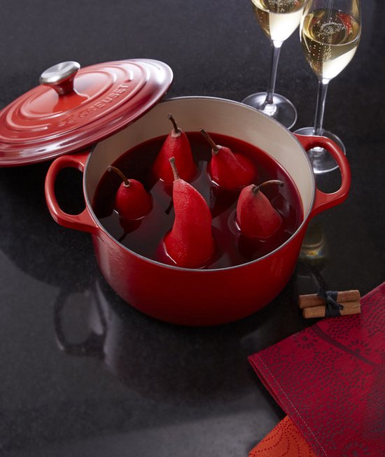 Le Creuset Signature Braad-/stoofpan - Ø 28 cm - kersen Rood