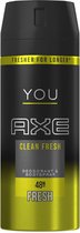 Axe Deodorant Spray Clean Fresh 150 ml