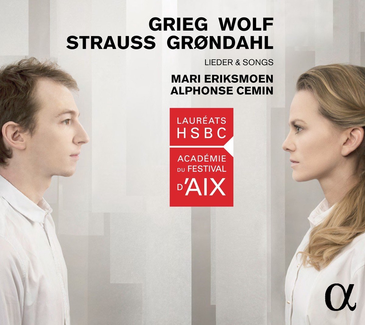 Mari Eriksmoen & Alphonse Cemin - Grieg Wolf Strauss Grøndahl Lieder & Songs (CD)