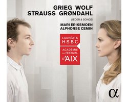 Mari Eriksmoen & Alphonse Cemin - Grieg Wolf Strauss Grøndahl Lieder & Songs (CD)