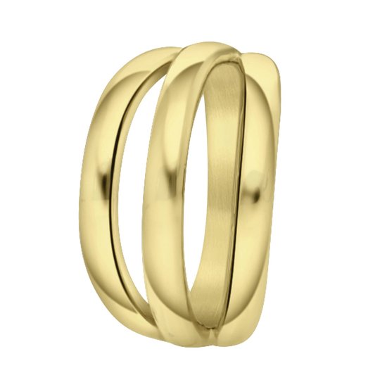 Lucardi - Dames Ring Aglae - Ring - Cadeau - Staal
