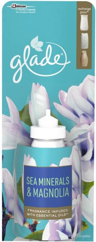 Glade Luchtverfrisser Sense & Spray Navul Sea Minerals & Magnolia 18 ml |  bol