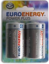 Euroenergy Batteries Power Plus D R20p/um1 2 Units