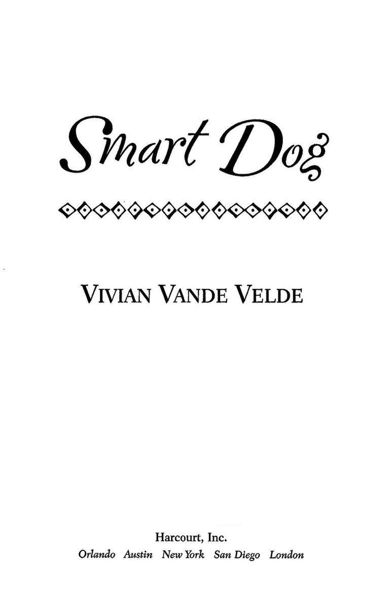 Smart Dog by Vande Velde, Vivian