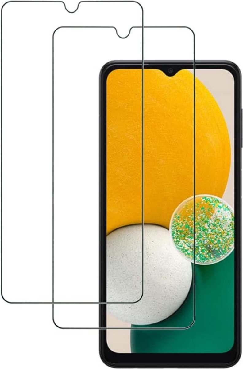 Screenprotector Geschikt voor Samsung Galaxy A13 5G / A04s Screenprotector – Gehard Tempered Glass - 2 Stuks