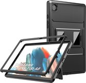 Samsung Galaxy Tab A8 hoes - 10.5 inch - Stevige tablethoes met screenprotector - Zwart