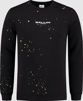 Ballin Amsterdam -  Heren Slim Fit   Sweater  - Blauw - Maat S