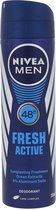 Nivea - Active Fresh Deodorant - Deodorant Spray for Men - 150ml