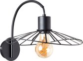 Brilliant lamp, Leika wandlamp zwart mat, 1x A60, E27, 52W, geschikt voor LED lampen