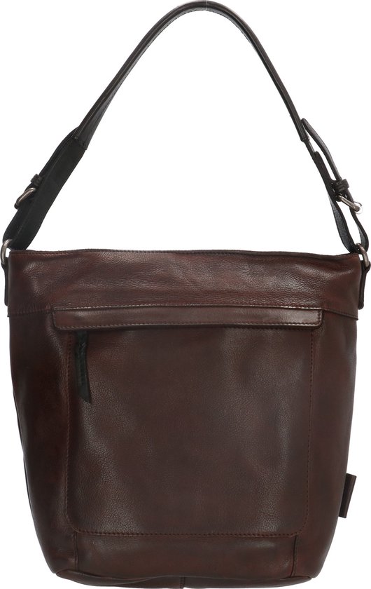 Micmacbags Highland Park Schoudertas Donkerbruin bol
