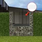 Decoways - Gabion mand U-vormig 160x20x150 cm staal