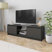 Decoways - Tv-meubel 120x30x35,5 cm spaanplaat grijs
