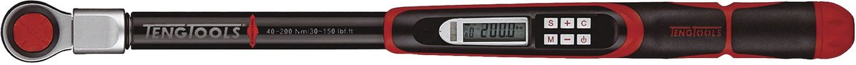 Digitale momentsleutel - rechtse werking Teng Tools 1292D200