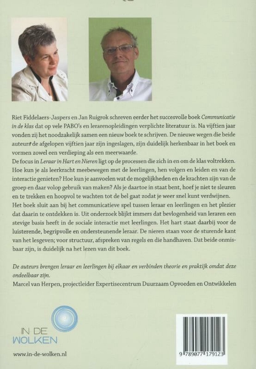 Leraar in hart en nieren - back cover