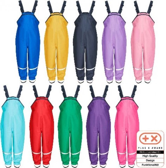 Playshoes Pantalon de pluie à bretelles Enfants - Vert - taille 98